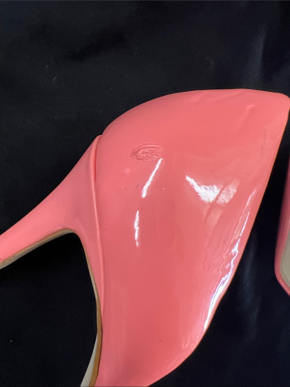 Aldo Coral Patent Pointed-Toe Pumps - Picture 8 of 10